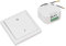 McPower | Funk-Schalter Set Comfort | Wandtaster + Empfänger | 70 m Reichweite | LED geeignet | 2000W max. | Unterputz | 433 MHz