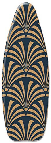 ViviJane Housse de Table à Repasser 140 x 55 cm,Taille Ajustable, Extra Large, XXL - 4 mm Rembourrage Confort, 100% Coton, avec 4 Clips