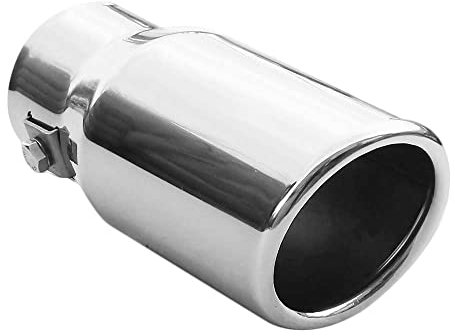 Embout Tuyau De Sortie Pot D'échappement 47mm Diamètre Intérieur Acier Inoxydable Universel Chrome