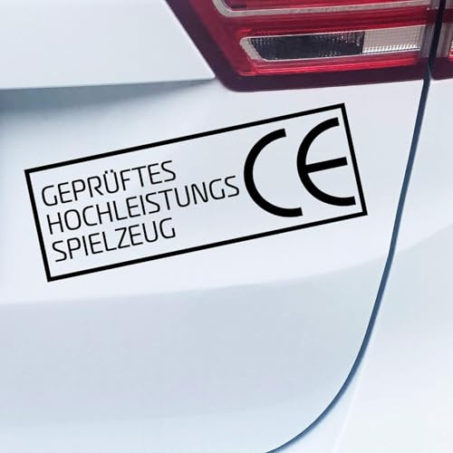 PrintAttack P082 | Geprüftes Hochleistungsspielzeug Fun Sticker Auto Motorrad Wohnmobil Aufkleber Decal (Schwarz)