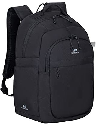 Rivacase Laptoprucksack Notebookrucksack für Tablet bis 10,5 Zoll – modischer kompakter wasserabweisender Rucksack für Arbeit und Freizeit / 16L