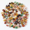 Nvzi Agate Stone, Gem Stones, Tumbled Stones and Crystals Bulk, Polished Rocks, Fish Tank Pebbles, Agate Sphere, Pebbles for Indoor Plants, Vase Fillers for Centerpieces, Gem Stones Rocks Crystals 1LB