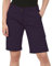 NOROZE Womens Shorts – Ladies Knee Length Chino Style – Women’s Cargo Summer with Pockets – Lightweight Long Stretch Bermuda for Women UK – Casual Fit – Sizes 8 to 20 Navy