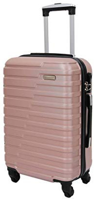House Of Leather Conney Valise à quatre roues rigide, rose gold, Cabin, Bagage rigide avec roulettes pivotantes