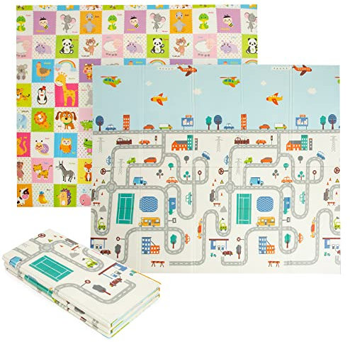 Trendcool Babymatte, gepolstert, EVA-Boden, 1,8 x 2 m, Babymatte, Bodenmatte, Spieldecke für Babys (M1)