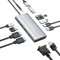 PHIXERO Displaylink Dock 12 in 1 USB C Docking Station Triple Monitor for Mac M1/M2, with 2 HDMI & 1 VGA, 3 USB 3.0 & 1 USB 2.0, 15W Charging, SD/TF Card Reader, Ethernet, Audio