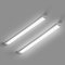 HUMIGA 2 Pack 4FT LED Batten Light, 40W 3600LM Slim Profile Wide Tube Lighting for Ceiling of Indoor Home Shop Office, Cool White 6500K