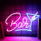 Bar Neon Sign - Dimmer Led Neon Bar Signs for Home Bar Wall Decor, USB Powered Neon Light Sign for Bedroom Man Cave Pub Bistro Club, Birthday Gifts for Man Girl Boyfriends(Pink)