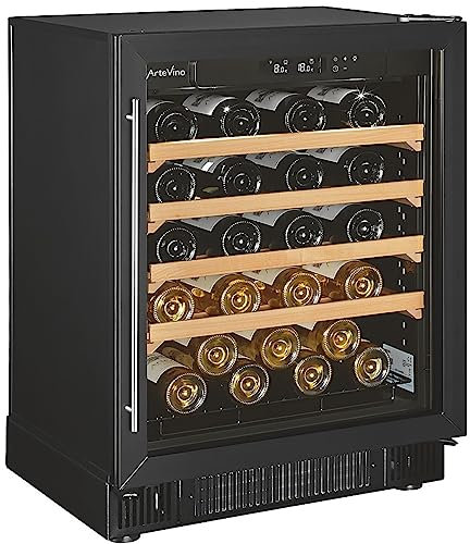 ARTEVINO - Cave à vin Multi-températures étagée - COSY - Noir - Capacité bouteilles : 39 (min/maxi : 39/39)