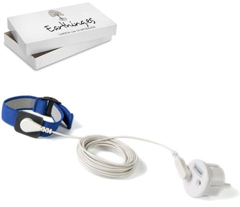 Pulsera de Earthing Grounding - Reducción de Estrés, Mejora del Sueño, Renovación de Energía y Equilibrio Emocional - Accesorio Elegante para Bienestar y Salud Natural