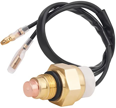 Road Passion Sensor de temperatura del ventilador del radiador 27010-1260/1307, 1 pieza, compatible con Kawasaki EN400/EN450/EN500, monitoreo de temperatura de motocicletas