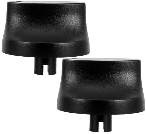 Healeved 2stücke Drehknopf Timer Ersatz Kunststoff Knöpfe Drehregler Für Timer Steuerknöpfe Ersatz Zubehör Knöpfe Für