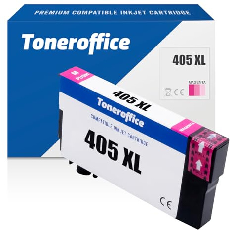 405 Druckerpatrone XL kompatibel mit Epson 405 XL Druckerpatronen Magenta C13T05H34010 (ca. 1100 Seiten)