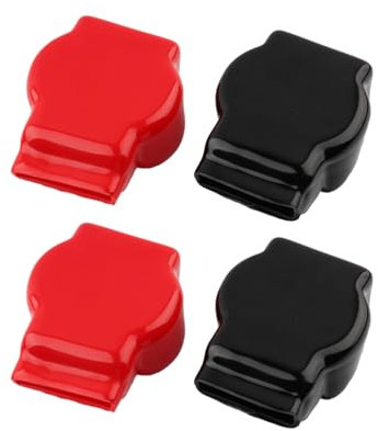 GIONAR 4 Stück Universal Battery Terminal Covers, Batteriepolabdeckung, Positive and Negative Post Cap Protectors for Battery Terminals, for Motorcycles, Cars, Trucks, Marine, Boats, and Campers