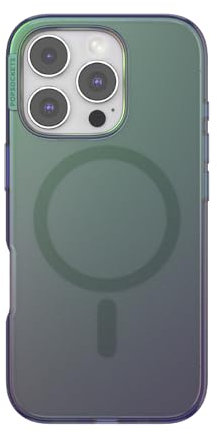 PopSockets iPhone 16 Pro Hülle kompatibel mit MagSafe, Handyhülle für iPhone 16 Pro, kabellos aufladbar, nur Hülle - Nightshade