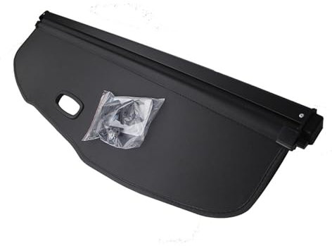 MAAIQTIND Laderaumabdeckung, für Polo 2011-2020 Cargo Cover Einziehbare Ausziehbar Kofferraum Schutz Abdeckung Auto Zubehör,Black