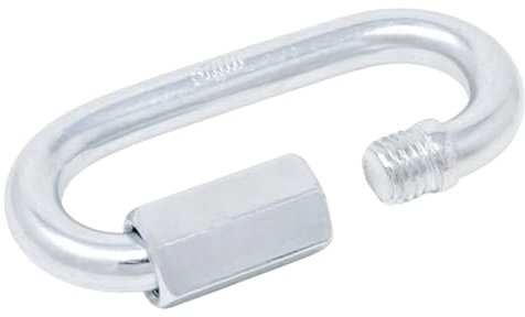 6x Schnellverbindungsglied NG6 (6 mm) Stahl verzinkt – Kettenverbindungen Ketten-Schnellverschluss Verbindungsglied