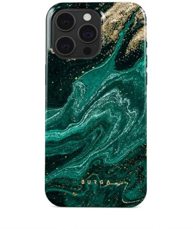 BURGA Phone Case for iPhone 15 Pro - Cute, Trendy, Aesthetic, Pattern Phone Cover, Hard Shell Protection - fits iPhone 15 Pro Case for Women and Men