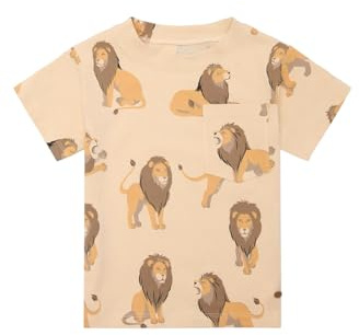 Hust & Claire T-Shirt Anton (1-TLG) T-Shirt “Anton” mit Löwenprint (DE/NL/SE/PL, Numerisch, 110, Regular, Sand)