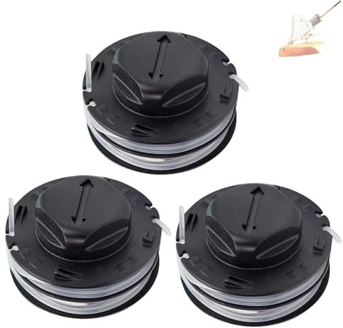Dxyue Lot de 3 bobines de rechange C3-2 pour tête de tondeuse Stihl FSA 57 FSA 56 FSA 50 FSE 52 FSE 52 FSE52 Bobine de tondeuse à gazon 4009 710 4305