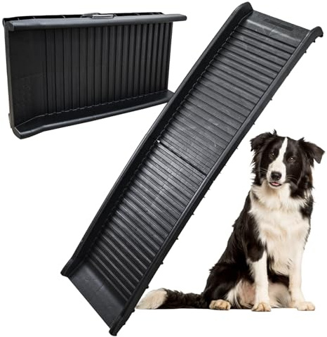 Petigi Auswahl Hunderampe für Auto, Aluminium, Hunde Rampe, Hundetreppe, SUV, rutschfest, Belastbarkeit 50 kg, 70 kg, 90 kg oder 150 kg