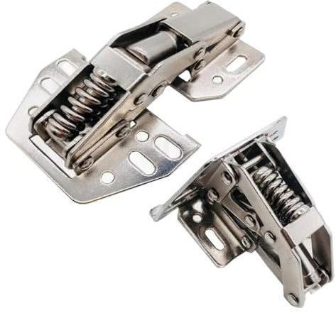 2-12x Overhead Swing Up Flap Caravan Motorhome Hinge Locker Cupboard Door Stay Kitchen Cabinet Hinges(12pcs)