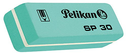 Pelikan SP 30 – Radiergummi, 1 Stuck, Grünblau/Weiß