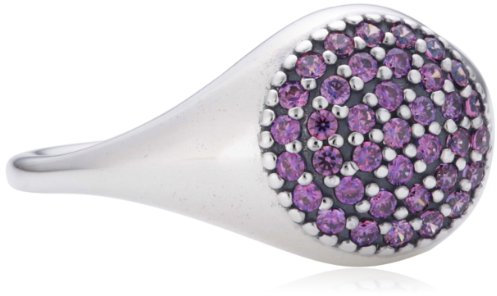 Pandora Damen-Ring 925 Sterling Silber Zirkonia violett Gr.54 (17.2) 190888CFP-54