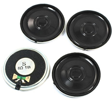 Sourcingmap 4 Pcs 1Watt 8 Ohm 40mm Dia Interne Magnet Sprechanlage Lautsprecher de