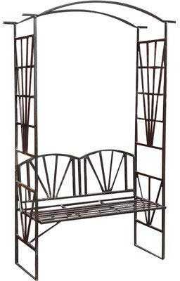 Chair with Arch Garden Overall size: H208xW114xD50cm Requires some assembly Packed in a carton with full colour label.