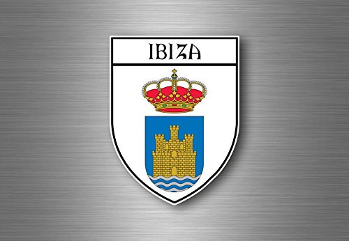 Akacha Aufkleber Sticker autoaufkleber Wappen Schild Flagge Spanien Ibiza