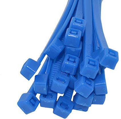 Kabelbinder Blau 1000 Stk. 2,5x100mm Polyamid 6.6 Industriequalität (Blau)