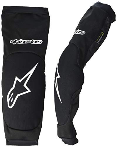 Alpinestars Herren Paragon Plus Ellenbogenschutz, Schwarz / Weiß, Größe L