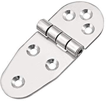 sourcing map T-Strap Heavy Shed Hinge Gate Door Hinges 304 Stainless Steel, 100mm Overall Length