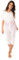 i-Smalls Women's Cotton Capri Short Sleeve Button 3/4 Pyjama (M) Pink