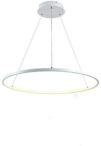 LED 30W Pendelleuchte Esstisch Dimmbar Pendellampe Höhenverstellbar Rund 3 Ringe Hängeleuchte esszimmer Kurve Design Hängelampe mit Fernbedienung für Wohnzimmer Küche Büro Φ60cm