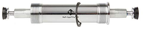 M-Wave Fat Bike Innenlager Fahrrad Tretlager 120 mm BSA Stahl Vierkant Lager