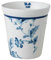 Laura Ashley - Mug sans anse/tasse à café/rose chinoise - porcelaine - bleu/blanc - 270 ml