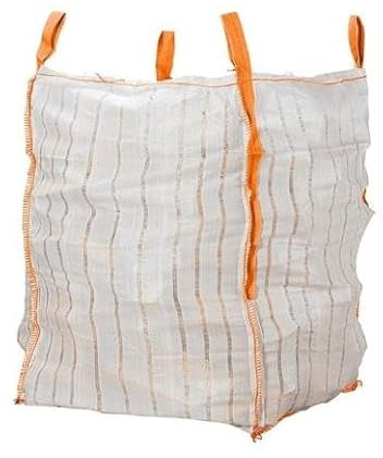 BIGBAGLAND Big Bag 1m³ pour Bois | Sac Big Bag Ventilé capacité 1,5T | Sac pour Bois de Chauffage | Lot de 5 Sacs