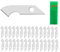 Acrylic Plexiglass Sheet Cutter Hook Knife Replacement Blade, Contains 30 Hook Blades, NO Knife holder.