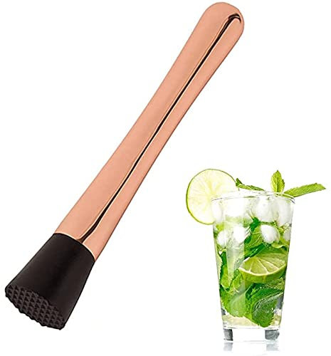 Cocktail-Stößel Edelstahl Bar Stick Caipirinha Stössel Bar Tool Drink Stößel Edelstahl Cocktail Stößel Cocktail Stampfer Muddler Stössel Mixer-Stößel aus Edelstahl für Limetten,Bar Party Bankett