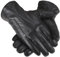 GSG SINCE 1998 Echtem Schaffell Lederhandschuhe Herren mit Futter Touchscreen Wolle Gefüttert Winter Handschuhe Schwarz S