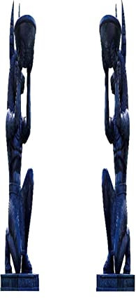 A.Monamour Türtapete Selbstklebend Türfolie Türposter 3D Ägyptische Antike Kunst Anubis Skulptur Figur Statue Vinyl Folie Türdeko Tapete Wandbild Türaufkleber Türtattoo 85 x 200 cm