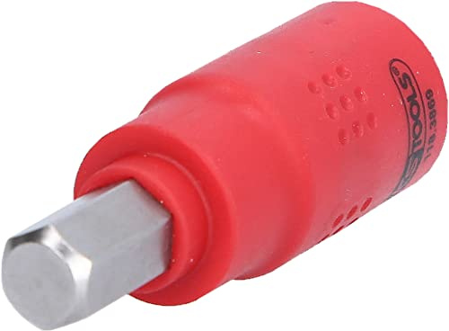 KS Tools 118.3869 3/8 Isolierte Bit-Stecknuss Innensechskant, 10mm, 60mm lang