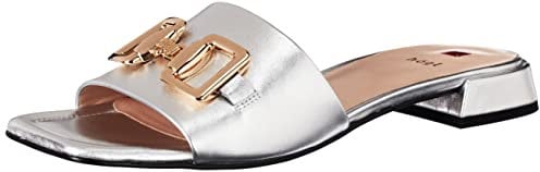 Högl Damen Florence Sandaletten, Silber, 37.5 EU X-Weit