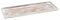 Spetebo Vintage Holz Tablett shabby weiß - 50 x 17 cm - Deko Kerzentablett rechteckig - Tischdeko für Weihnachten Gestecke Hochzeit Kerzen