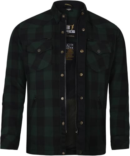 Bores Lumberjack Premium Motorradhemd | Wetterfester Fahrkomfort