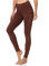 beroy Reithose Damen Silikon Vollbesatz High Waist Reitleggings mit Handytasche und gürtelschlaufen für Reitsport Brown XXL