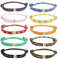 ADRAMATA 10Pcs Nautical Bracelet for Men Women Unisex Surf Wave Bracelets Navy Rope Braided Bracelets String Adjustable Tree of Life Bracelets Set Colorful Handmade Mens Bracelets Set