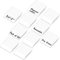 60 Magnetstreifen Beschreibbar, 76x30mm Magnete zum Beschriften Magnet Etiketten, Beschreibbare Magnete für Whiteboard